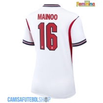 Camisa de time de futebol Inglaterra Kobbie Mainoo #16 Replicas 1º Equipamento Feminina Mundo 2026 Manga Curta